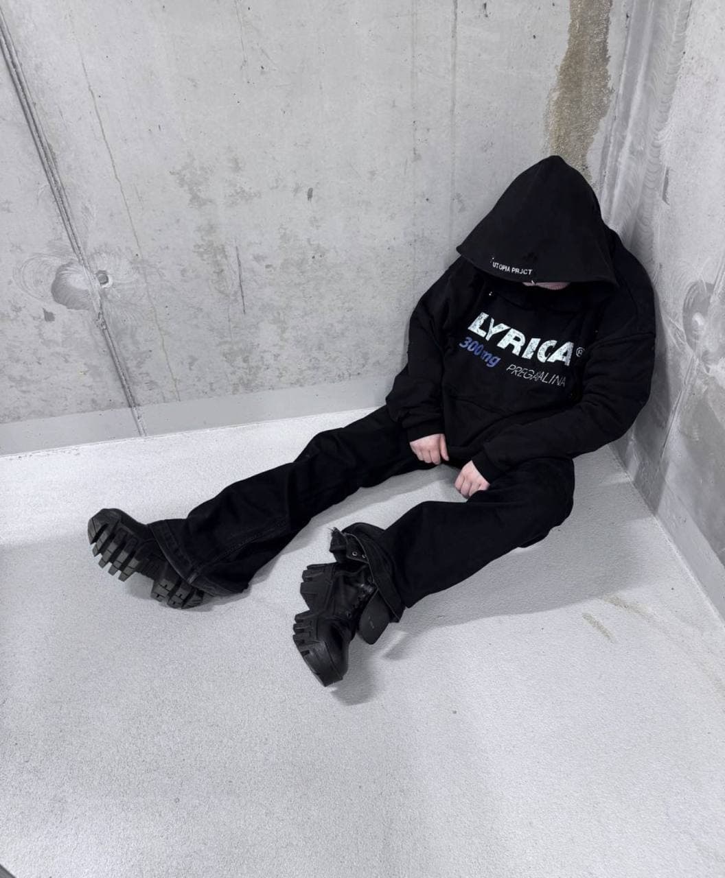 LYRICA 300mg Black Hoodie — Default — view 6
