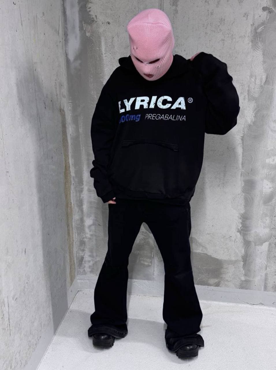 LYRICA 300mg Black Hoodie — Default — view 4