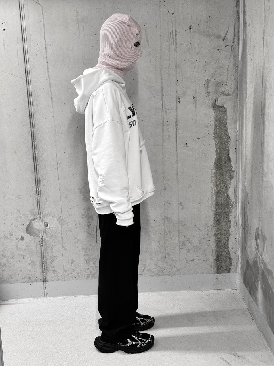 LYRICA 150mg White Hoodie — White — view 7