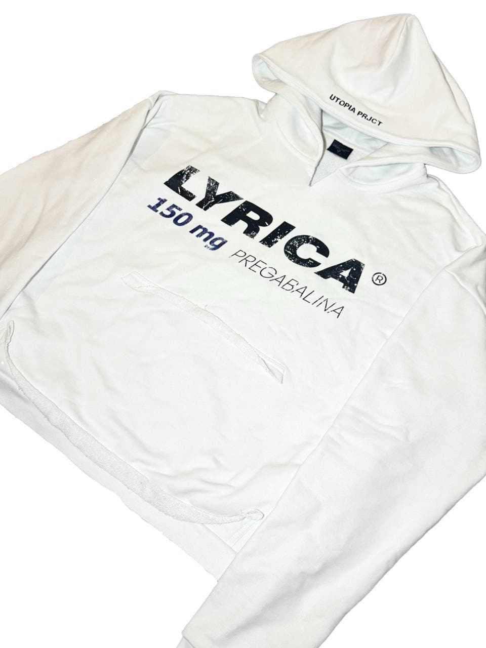 LYRICA 150mg White Hoodie — White — view 2