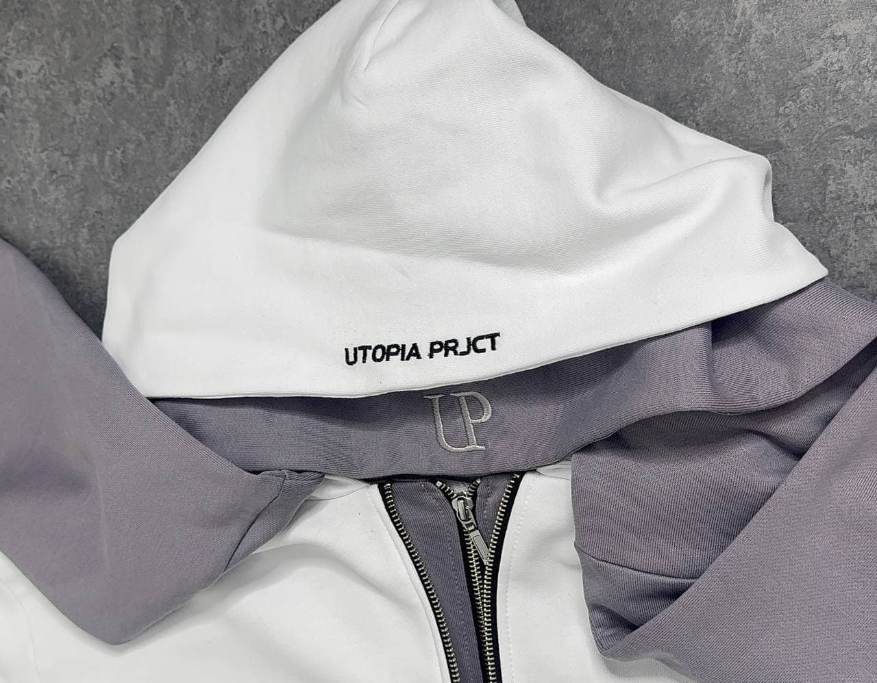 Grown Children Double Zip Hoodie White — White — view 5