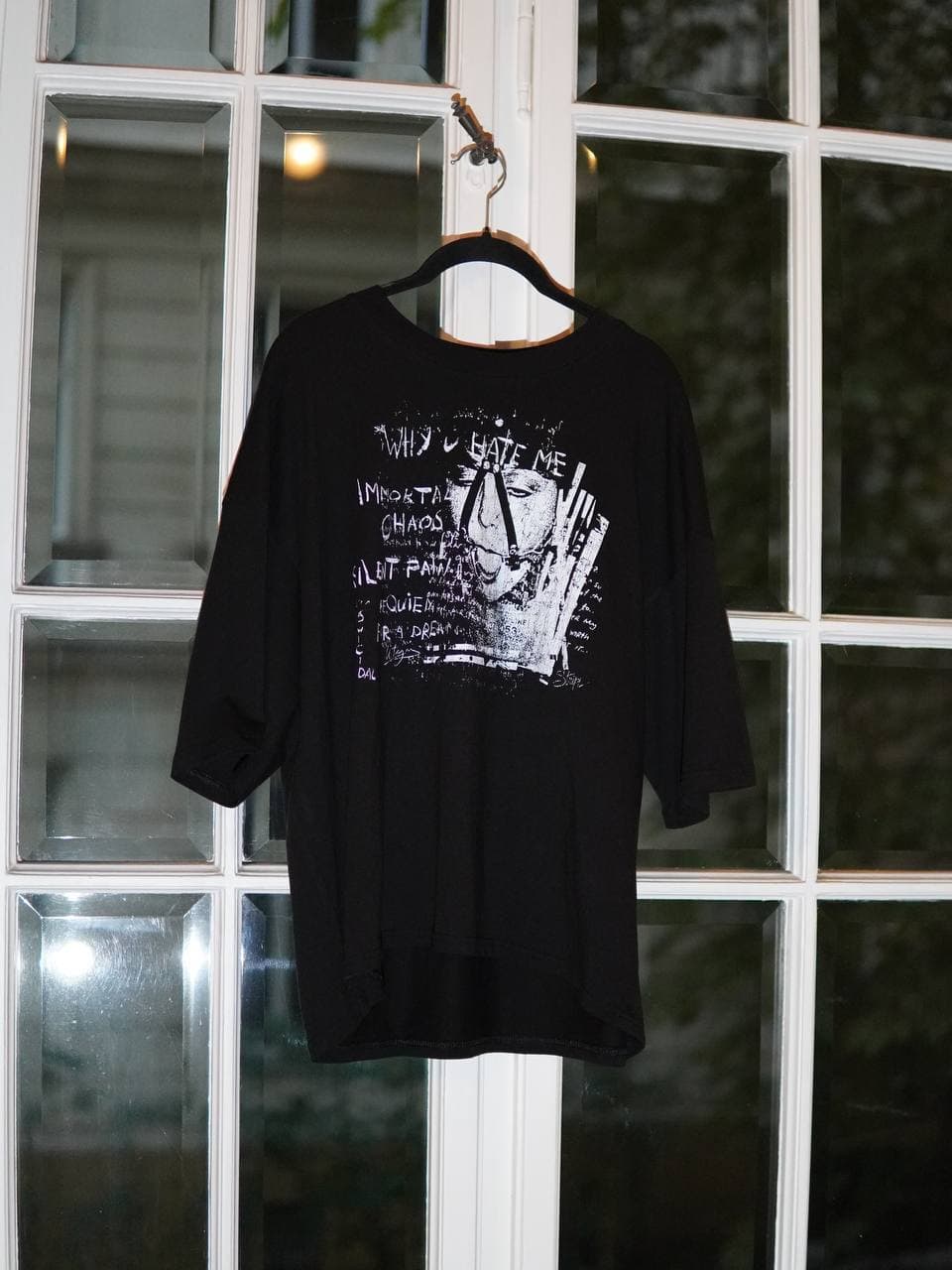 Why Hate Me Black T-Shirt — Black — view 3