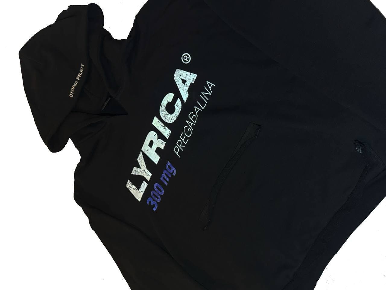 LYRICA 300mg Black Hoodie — Default — view 2