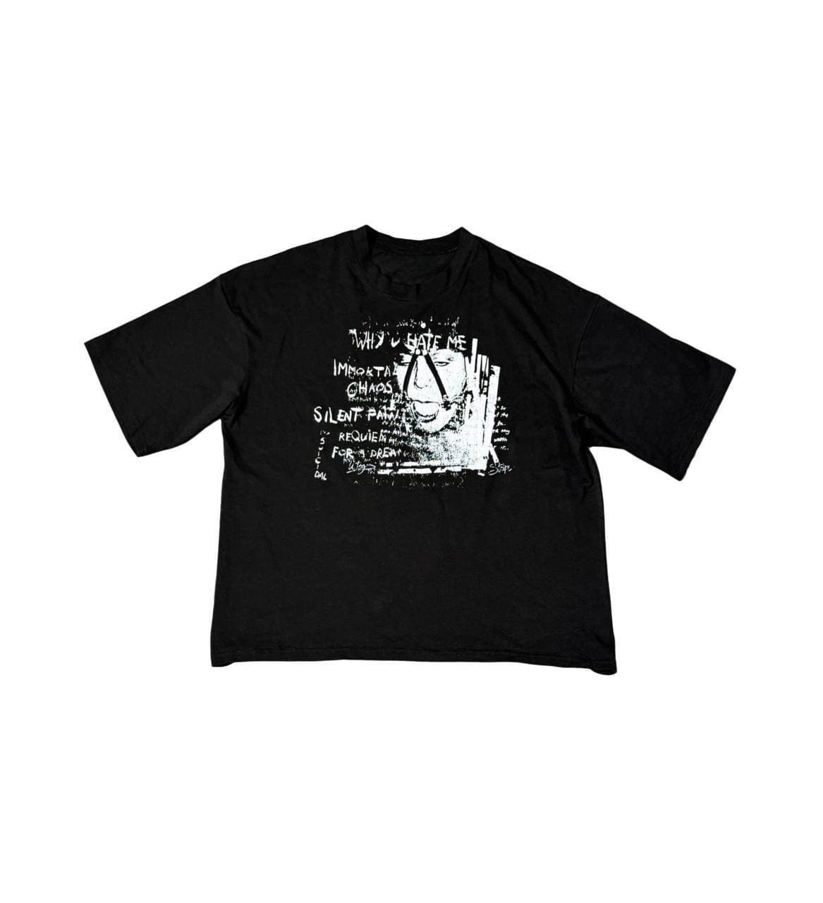 Why Hate Me Black T-Shirt — Black — view 1